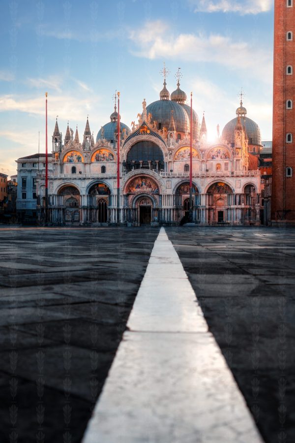 Fine Art Print – Basilica di San Marco in Venice at Sunrise