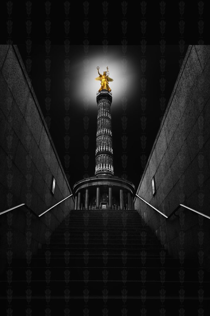 The Crown Above – Berlin Victory Column - Berlin in Black and Gold