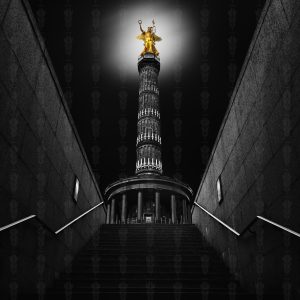 Fine Art Print - Victory Column - Berlin in Black and Gold