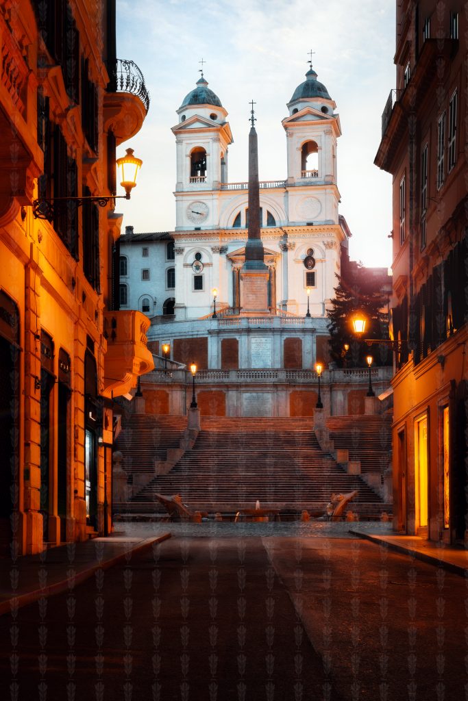 Alba alla Scalinata di Spagna – Rome’s Spanish Steps at Dawn