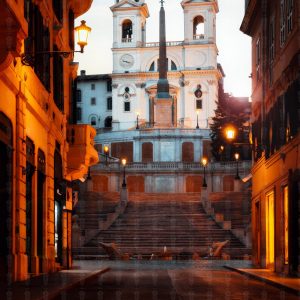 Alba alla Scalinata di Spagna – Rome’s Spanish Steps at Dawn