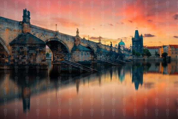 Fine Art Print – Evening Serenity at Charles Bridge - A Timeless Reflection