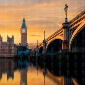 Fine Art Print – Sunrise over Big Ben - Iconic Reflections