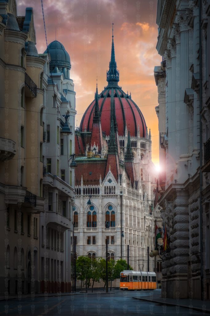 Crown of the Capital – Budapest’s Parliament at Dawn