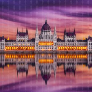 Parliament in Bloom – Twilight Reverence on the Danube
