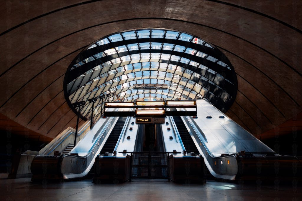 Way Out Through the Future – Canary Wharf Station