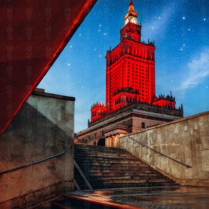 The Red Sentinel – Palace of Culture and Science, Warsaw
