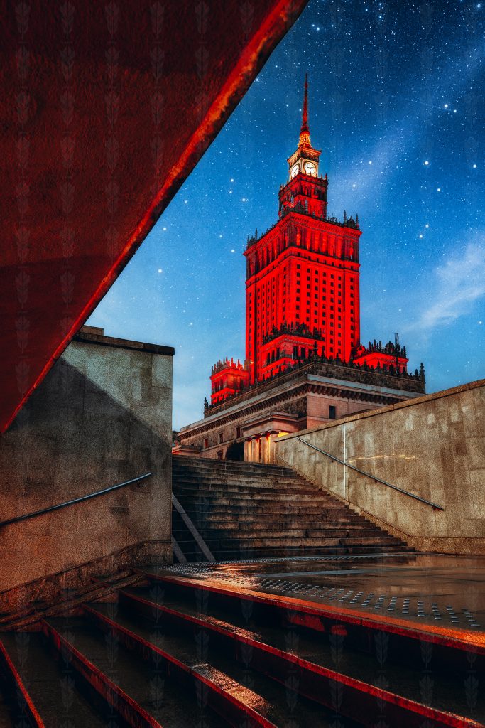 The Red Sentinel – Palace of Culture and Science, Warsaw