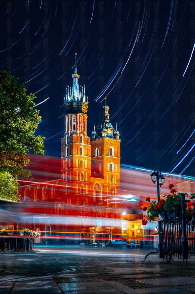Celestial Reflections – St. Mary’s Basilica, Kraków