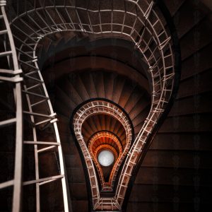 The Idea in Stone – Lightbulb Staircase, Prague