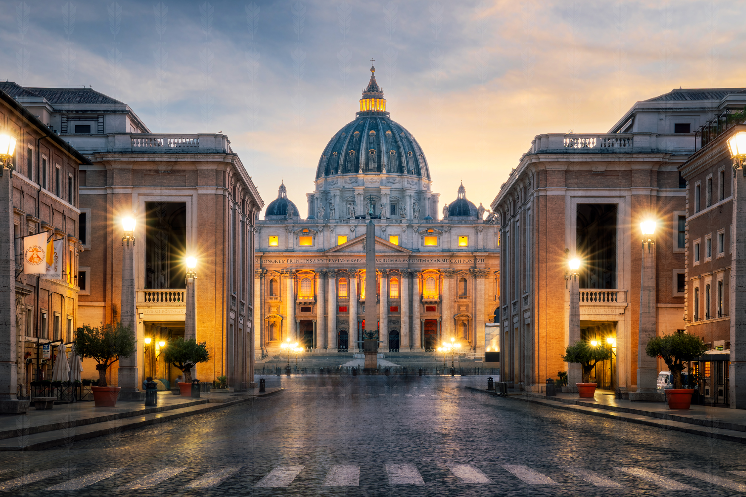 Dawn of Reverence – St. Peter’s Basilica, Vatican City