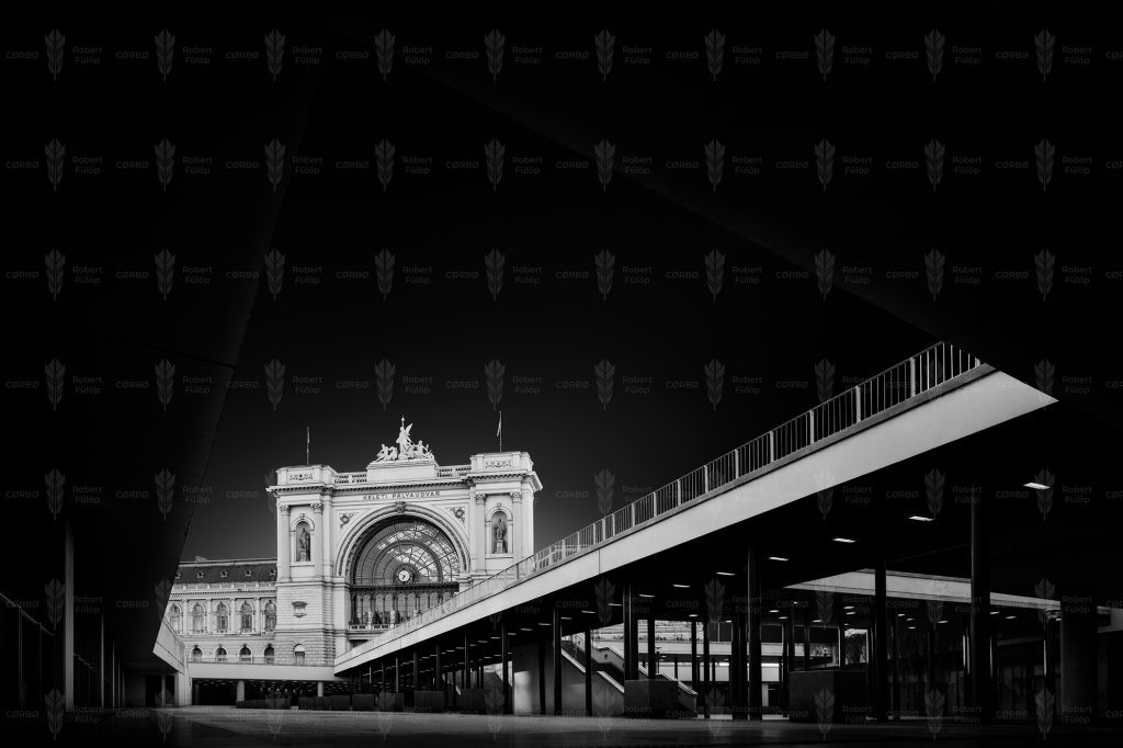 Keleti in Negative Space – Keleti Railway Station, Budapest
