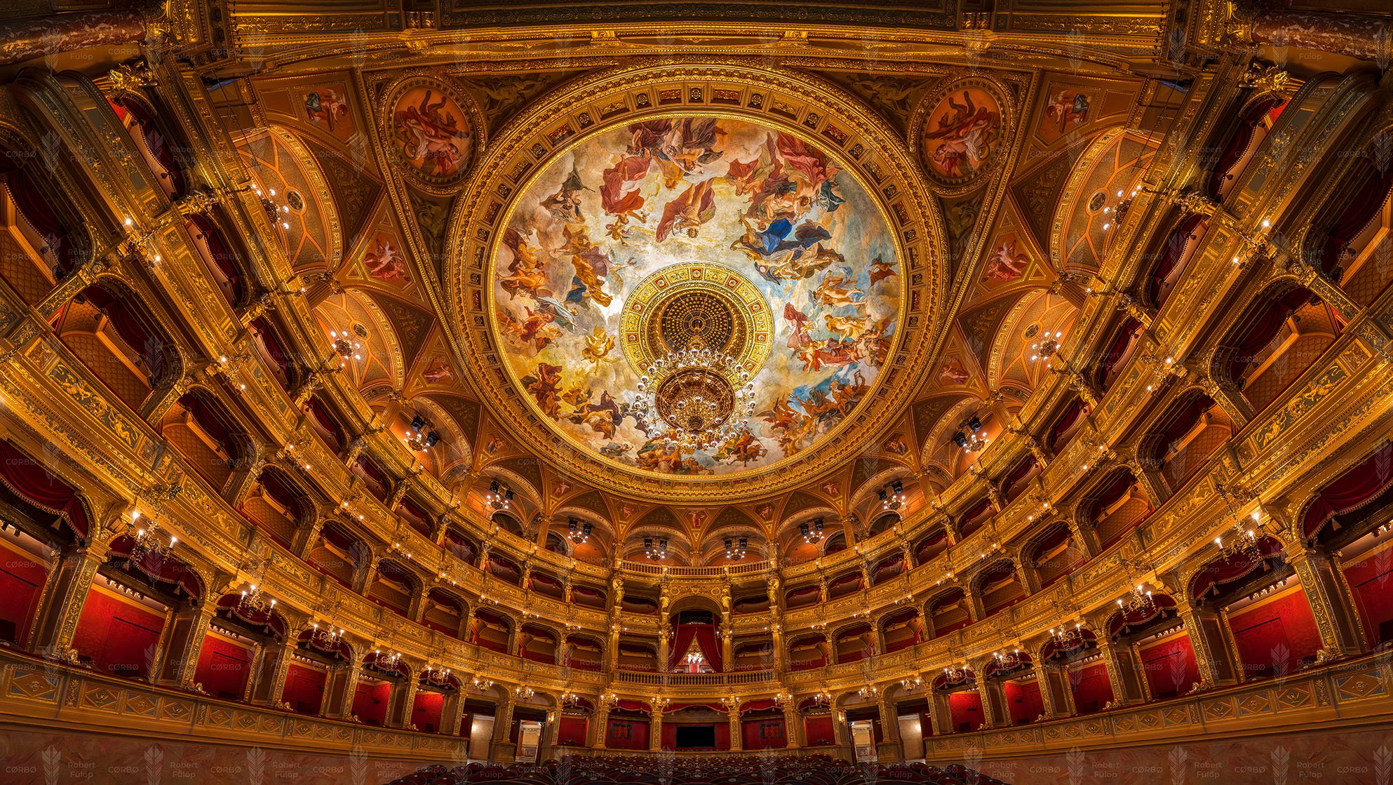 The Golden Vault – Opera House Auditorium, Budapest