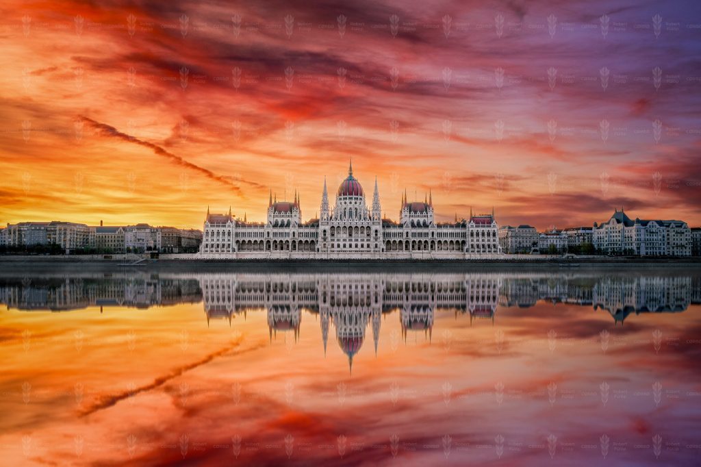 Dawn Mirror – Hungarian Parliament Building, Budapest
