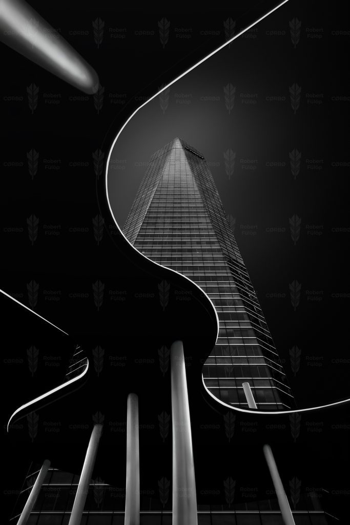 Vertical Elevation – Torre de Cristal, Madrid